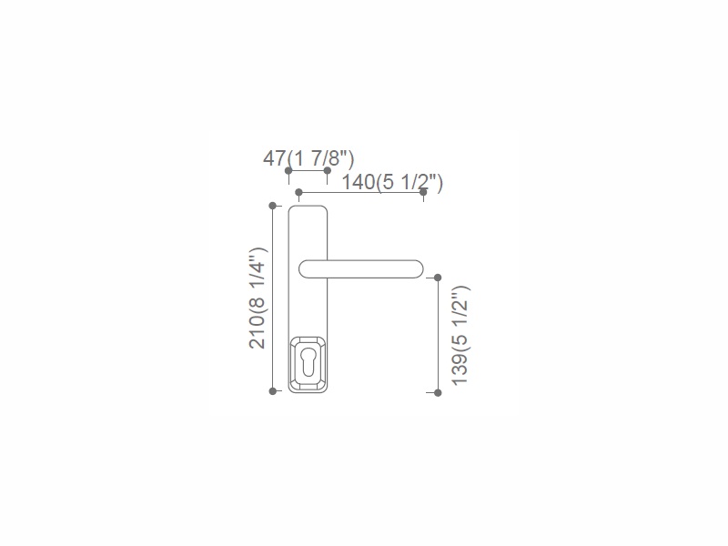 外裝執(zhí)手鎖
