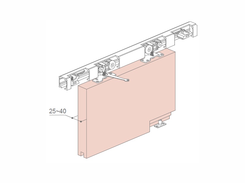60kg木質(zhì)移門五金配件