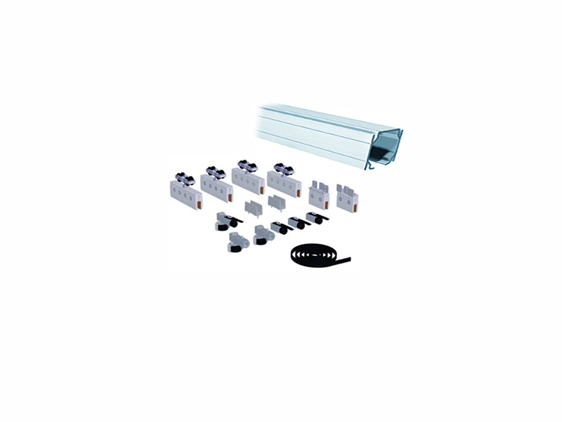 80kg2扇同步對開玻璃移門五金