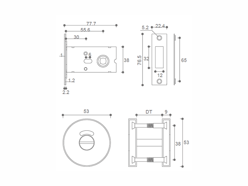 指示鎖(含有無人提示器)