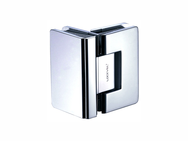 90°美式玻璃與玻璃浴室門夾