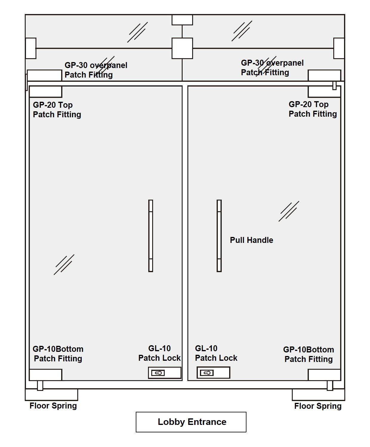 大堂入口門(mén)