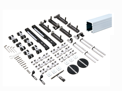 80kg3扇木質(zhì)同步同向移門五金配件